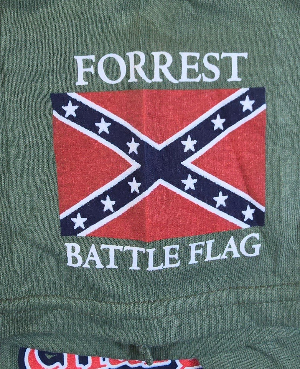 Forrest Battle T Shirt Gildan Heavy Cotton Green Civil War Cavalry Tennessee Sm