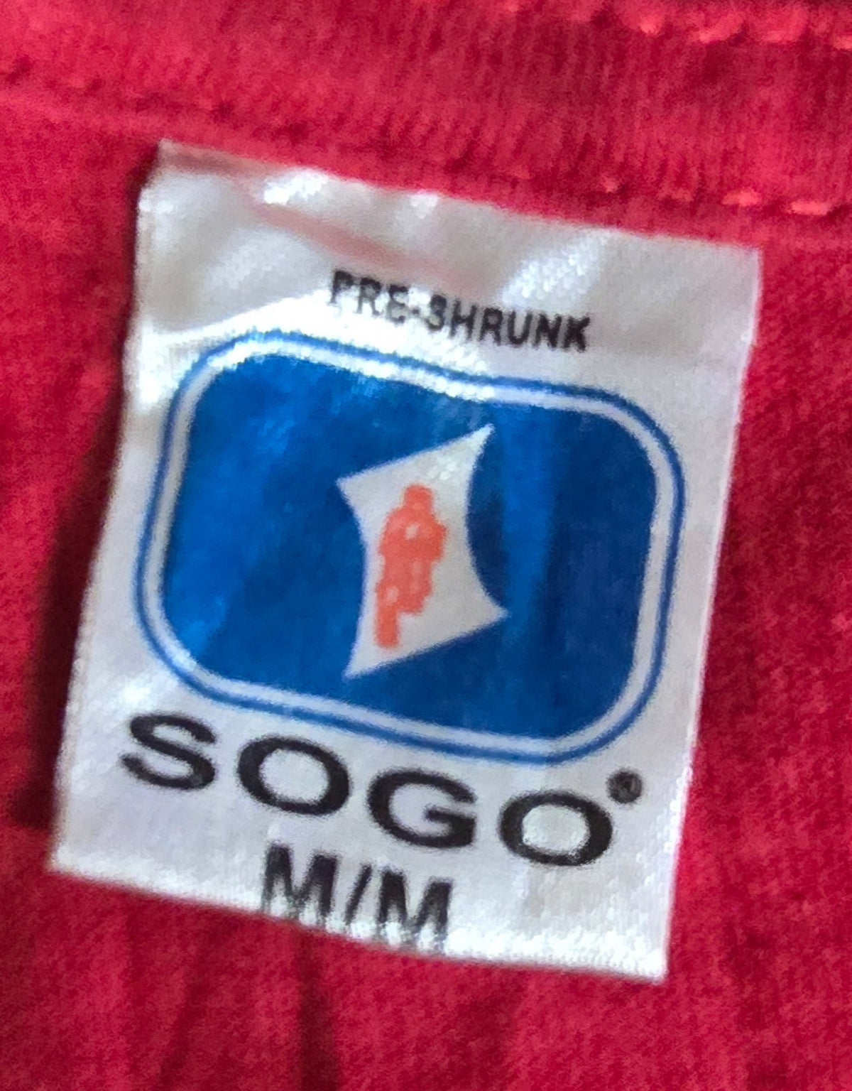 Montreal Canadiens T Shirt Medium M Red SOGO NHL Hockey Logo Est 1909 Tee