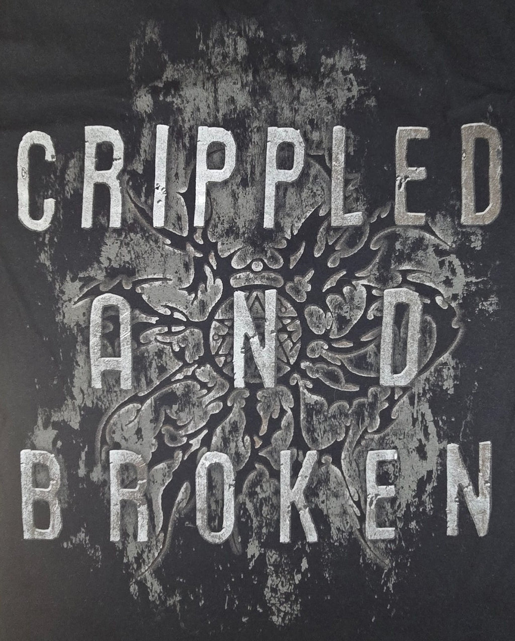 Kataklysm Crippled & Broken Band T Shirt Medium Death Metal Double Sided Graphic