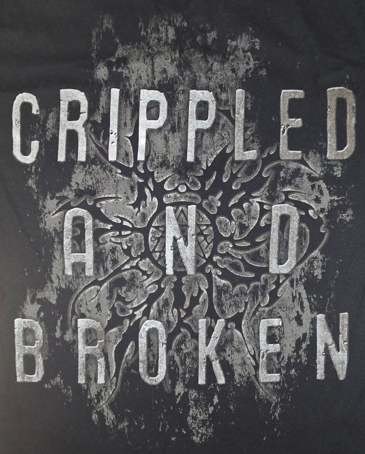 Kataklysm Crippled & Broken Band T Shirt Medium Death Metal Double Sided Graphic