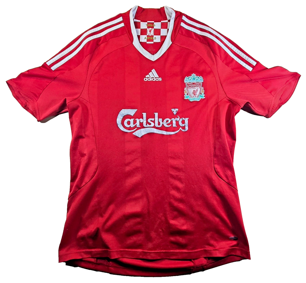 Liverpool FC This Is Anfield Football Soccer Jersey Shirt Red White