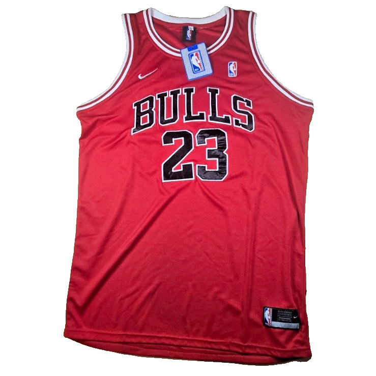 Michael Jordan #23 Chicago Bulls Nike NBA Jersey Red Basketball Mens New Tags
