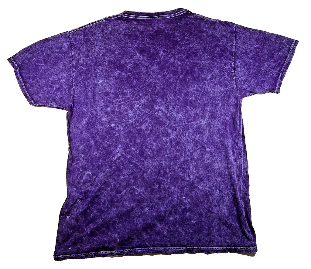 Revolution Brewing Spirit of Revolt Imperial IPA T Shirt Purple Acid Wash Beer T