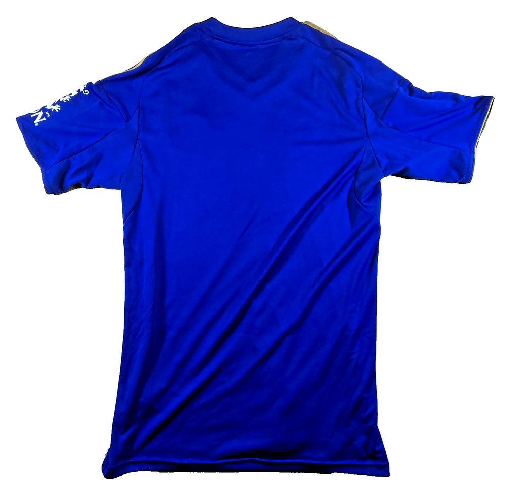 Leicester City FC Adidas Jersey XS Blue Gold Premier League Football Shirt