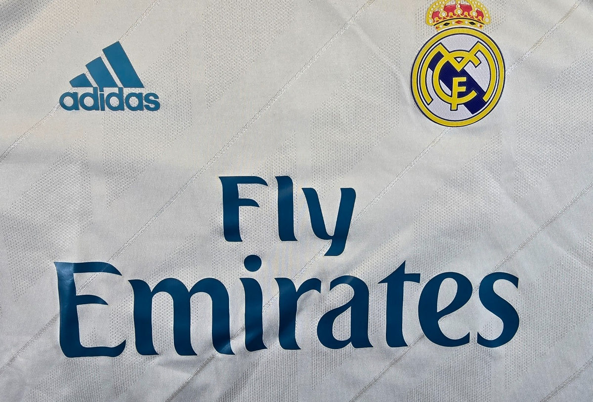 Real Madrid Adidas Adizero Jersey Medium M Blacky #24 Fly Emirates Football