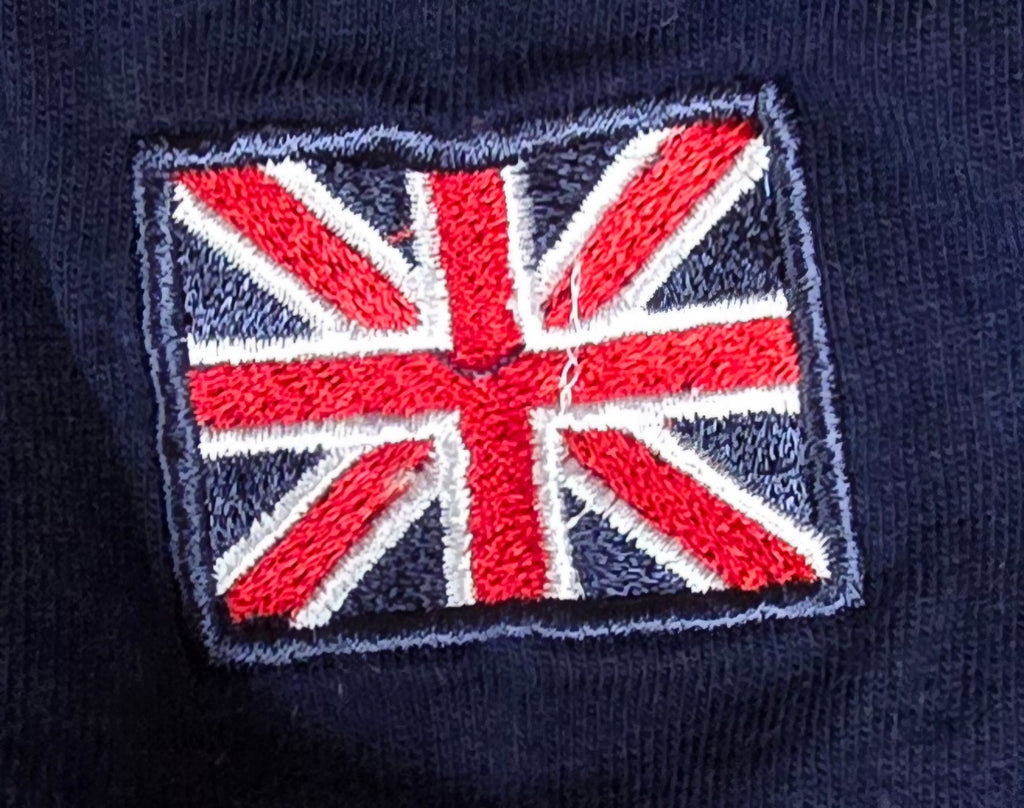 London England T Shirt Medium UK Union Jack British Souvenir Varsity Graphic Tee