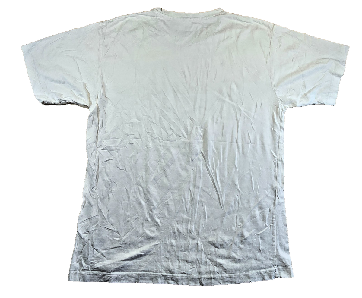 Newport Blue T Shirt XL White Beer Bottles Somewhere Right Here Right Now Tee
