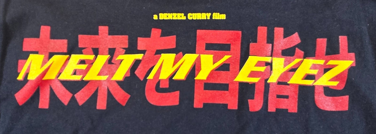 Denzel Curry Melt My Eyez Walkin T Shirt Medium M Black 2020 Rap Hip Hop Tee