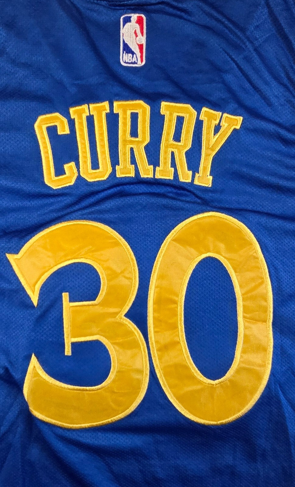 Stephen Curry #30 Golden State Warriors Nike NBA Jersey Mens Large Blue Basketba