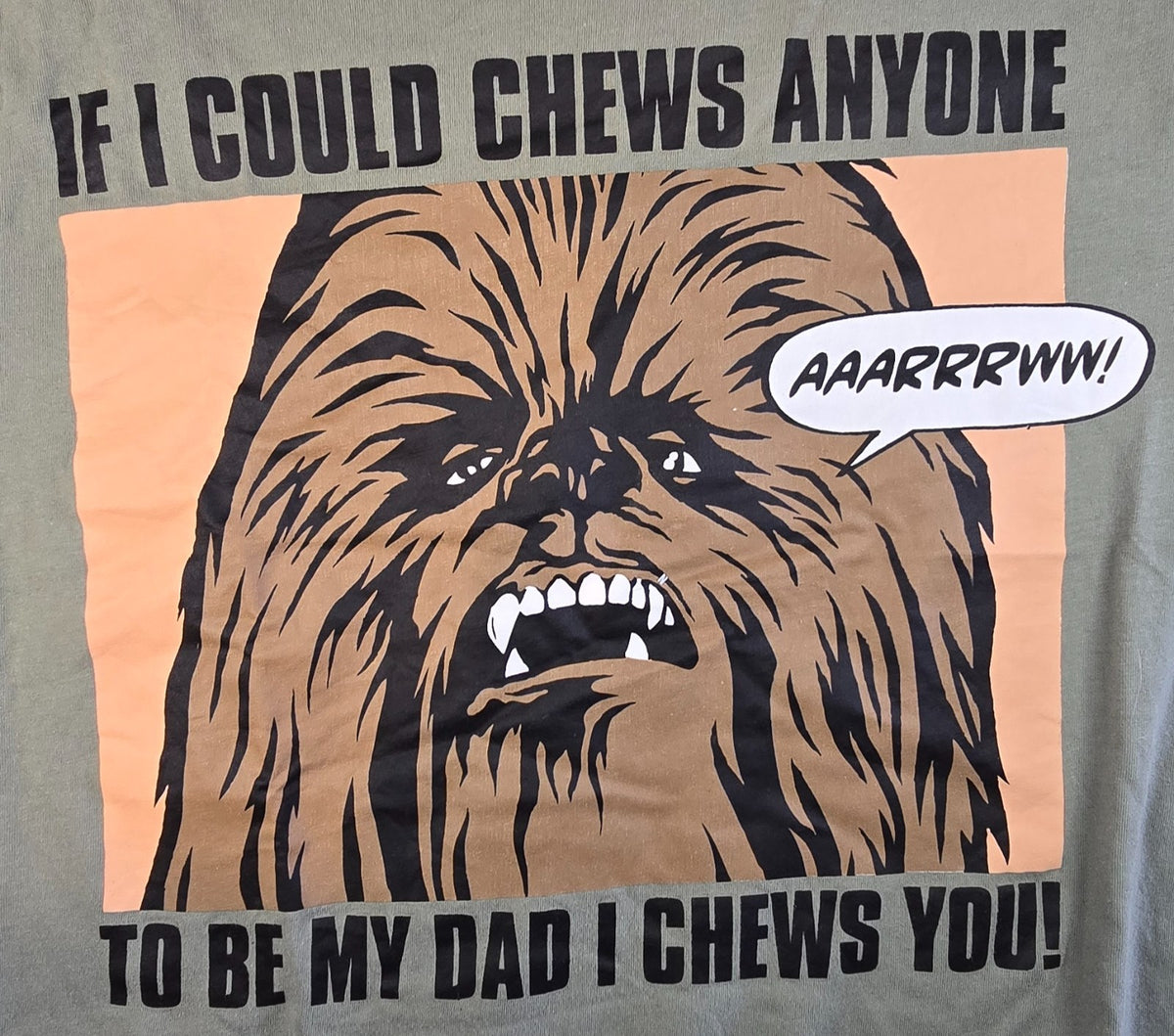 Star Wars Chewbacca Chewie T Shirt Mens Medium M Graphic Tee Disney