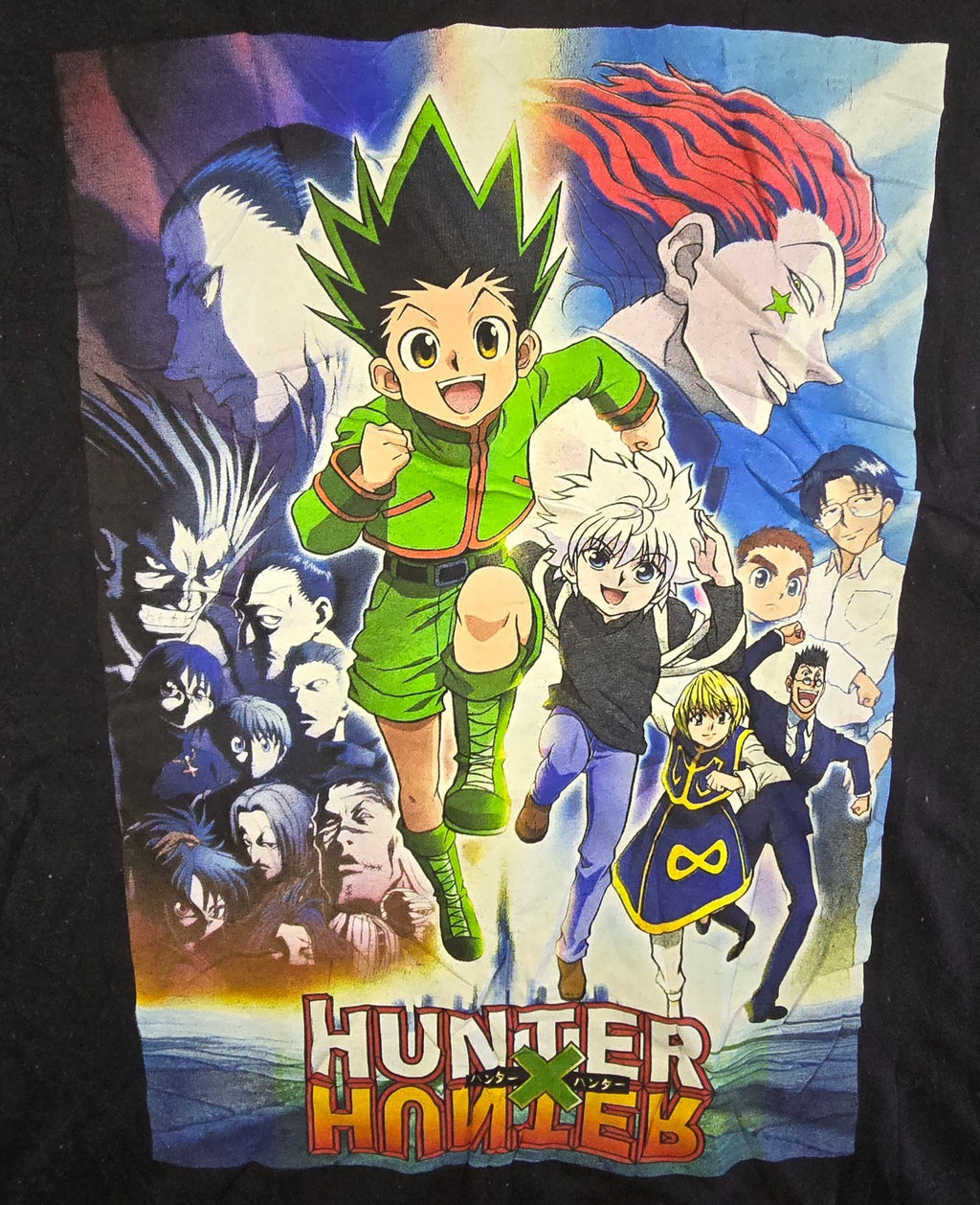 Hunter x Hunter T Shirt XL Black Gon Killua Hisoka Anime Manga Graphic Tee