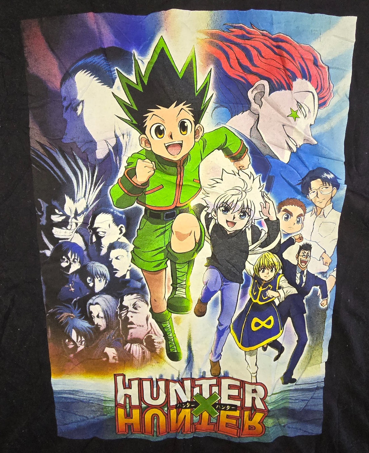 Hunter x Hunter T Shirt XL Black Gon Killua Hisoka Anime Manga Graphic Tee