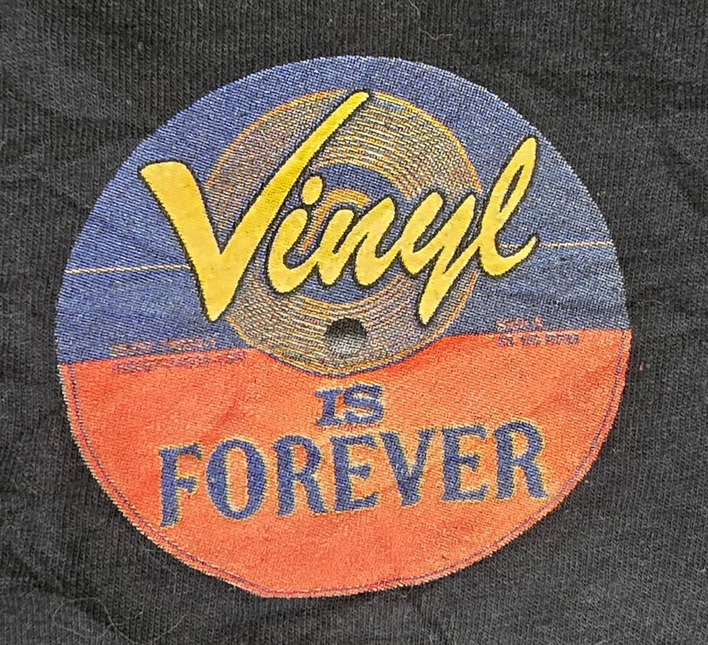 Taboo Vinyl Is Forever T Shirt 2XL Black Record Collector Music Graphic Tee