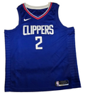 LA Clippers Kawhi Leonard #2 Nike NBA Basketball Jersey Blue Size 52