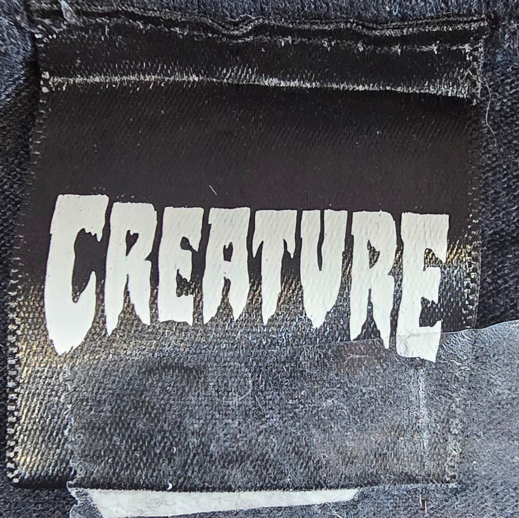Creature Skateboards T Shirt Medium Black Cobra Snake Logo Skate Streetwear Tee