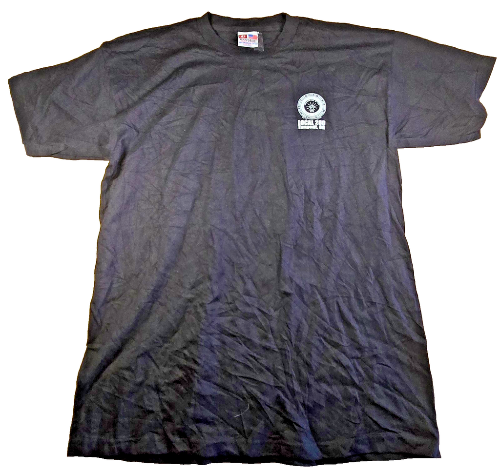 Bayside T Shirt XL Black Electrical Workers Local 280 USA Union Graphic Tee