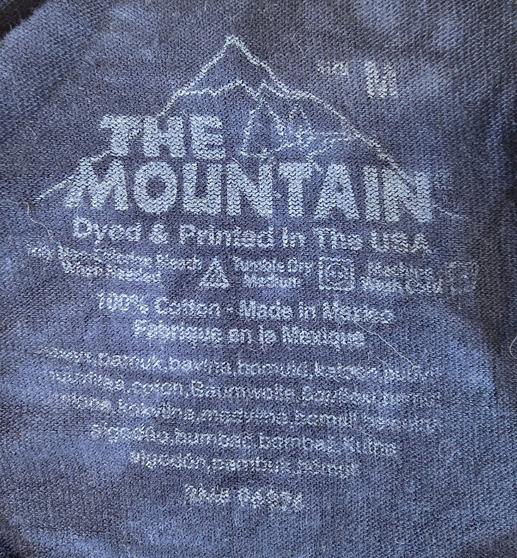 The Mountain Obama T Shirt Large Blue Lion Fantasy Graphic Tie Dye 2016 USA
