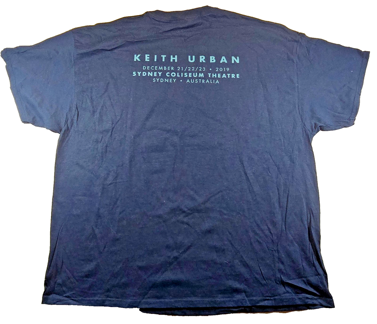 Keith Urban Sydney Coliseum Theatre 2019 Tour Concert T Shirt 3XL Gildan