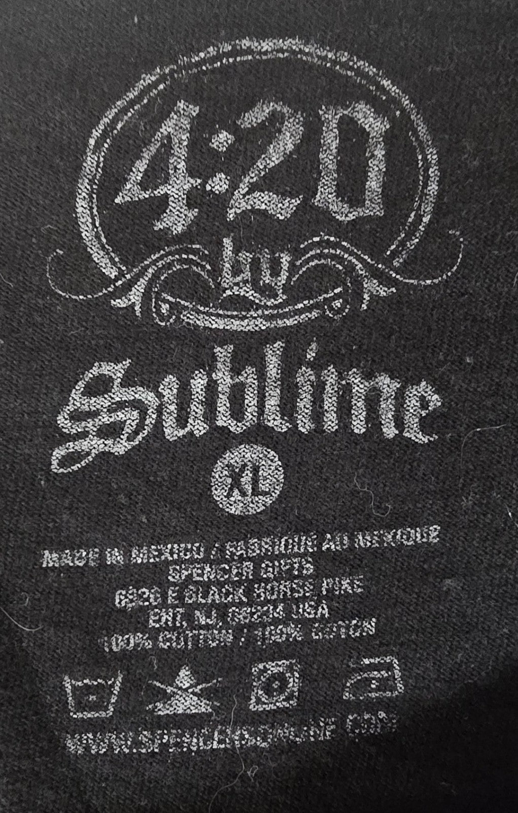 Sublime 4:20 XL T Shirt Skeleton Virgin Guitar Graphic Raglan Band Style Tee XLg