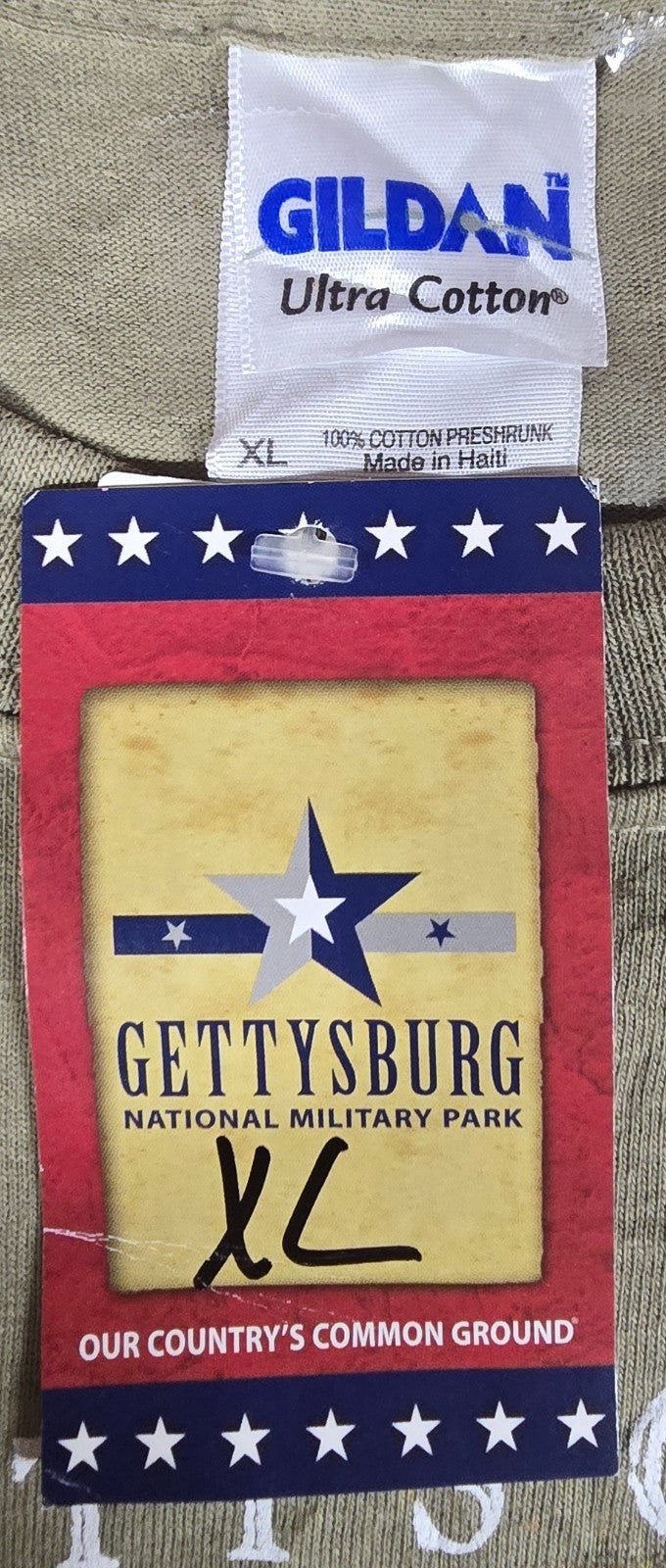 Gettysburg Pickett's Charge T Shirt XL Gildan NWT Civil War Military USA Tee