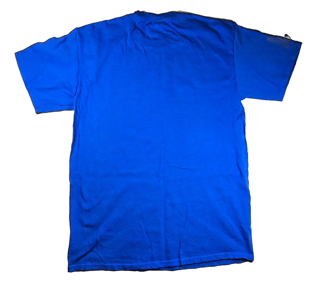 River Ridge Kids T Shirt Blue Graphic Fish Fishing Outdoor Youth Tee SZ Medium