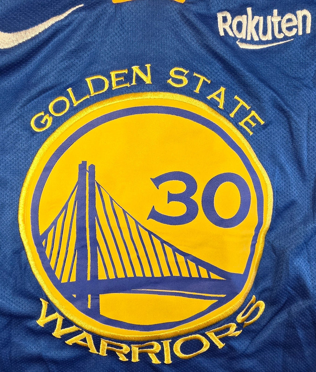 Stephen Curry #30 Golden State Warriors Nike NBA Jersey Mens Large Blue Basketba