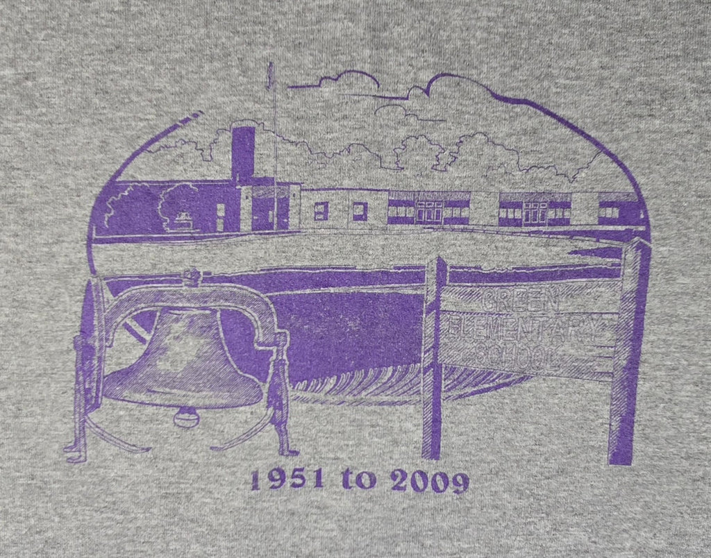 Jerzees Heavyweight Blend T Shirt Small S Grey 50/50 Graphic USA Style Tee