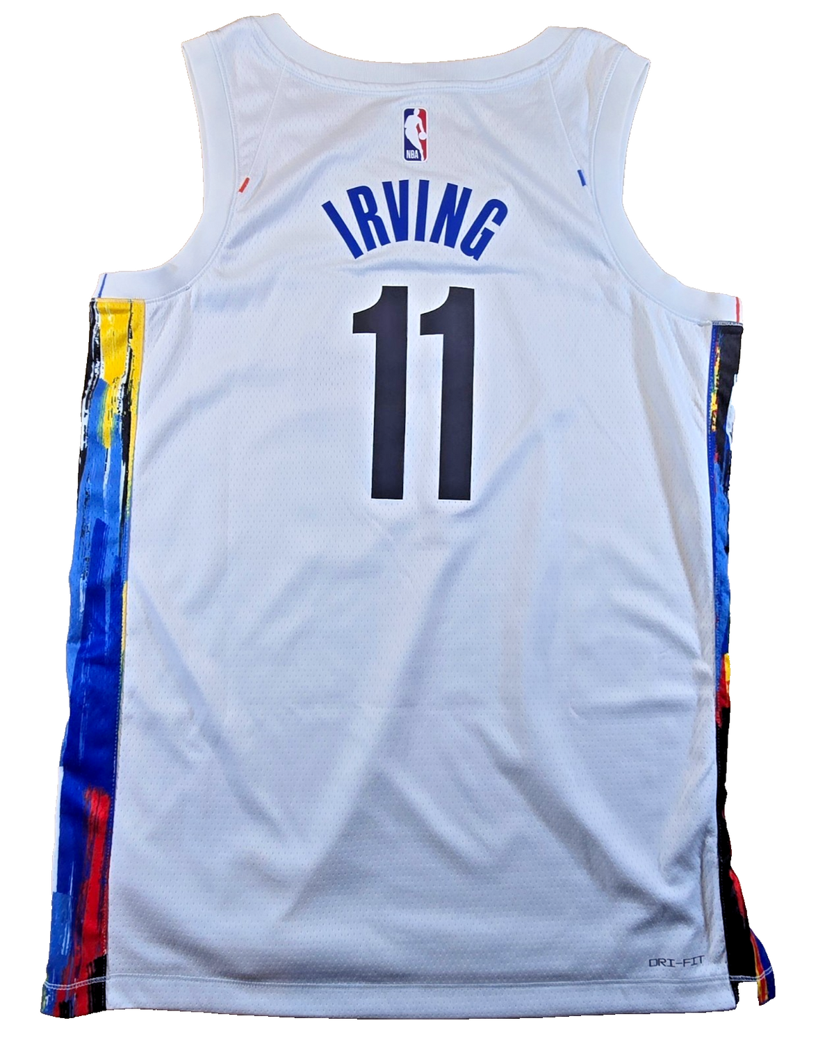 Nike Kyrie Irving Brooklyn Nets #11 Basquiat City Edition NBA Jersey Size 40 S