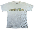 Newport Blue T Shirt XL White Beer Bottles Somewhere Right Here Right Now Tee
