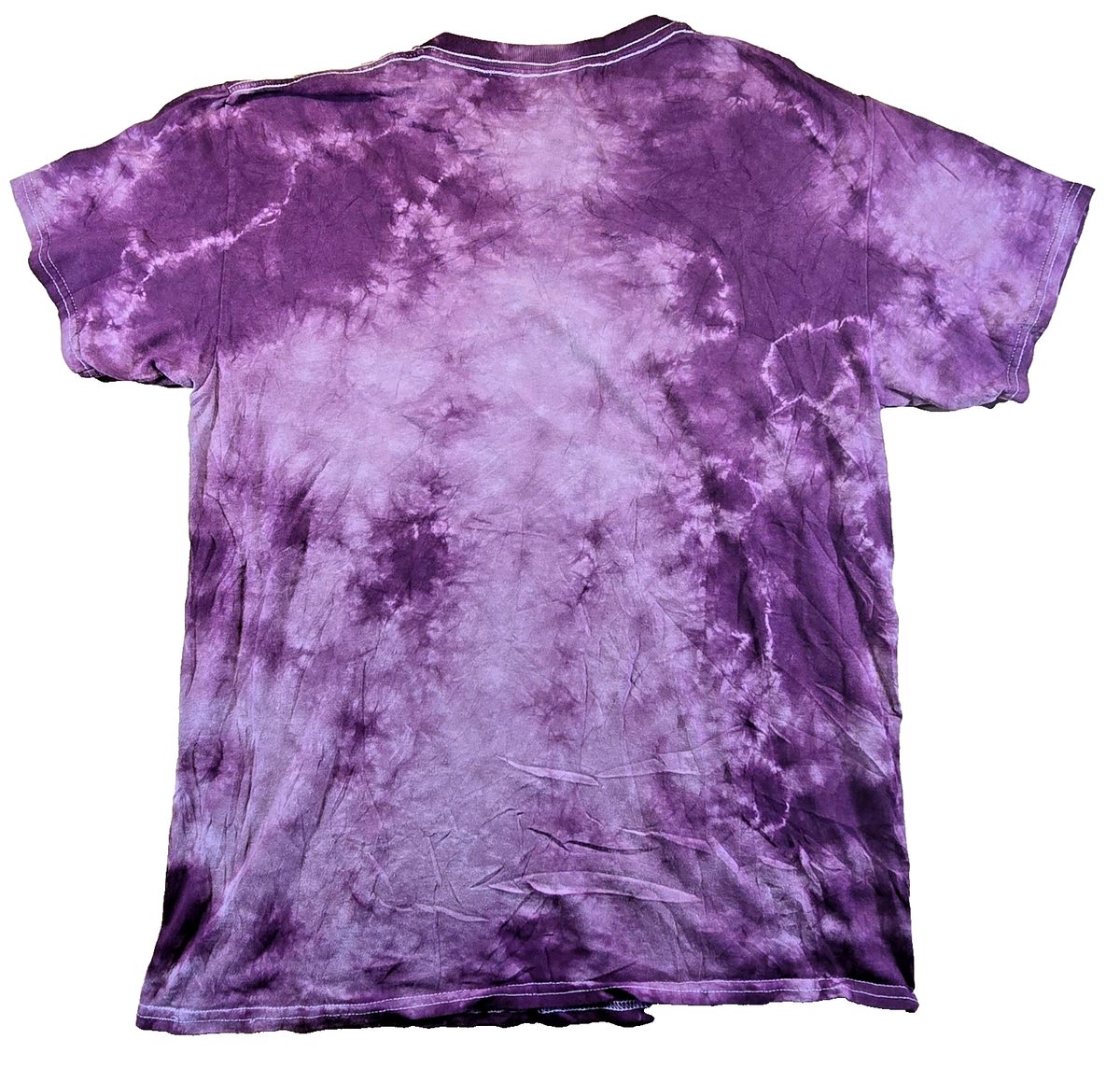 Def Leppard Pyromania T Shirt Small Purple Tie Dye 1983 US Tour Rock Band Tee