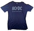 AC/DC Back In Black T Shirt Small S Black 2018 Official Licensed Rock Band Tee