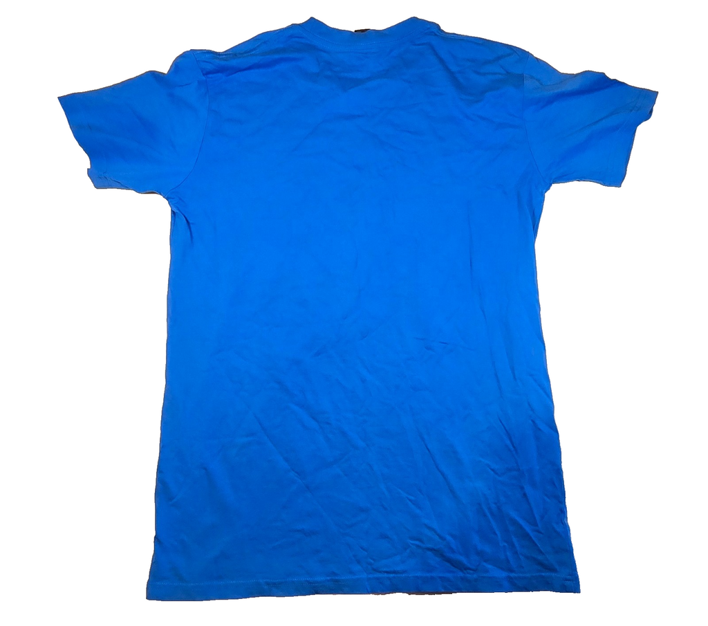 Bart Simpson T Shirt Facebook Like Cake Graphic Tee Blue Colour Funny Parody MED