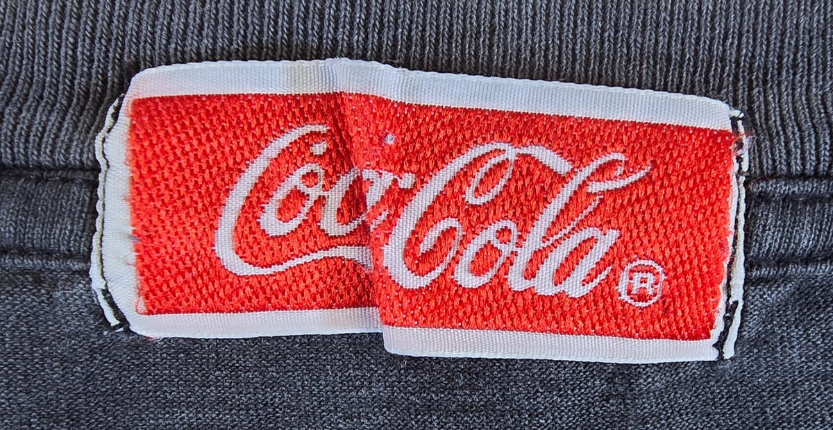 Coca Cola T Shirt Black Polar Bear Graphic Coke Retro Style Tee 54cm Chest