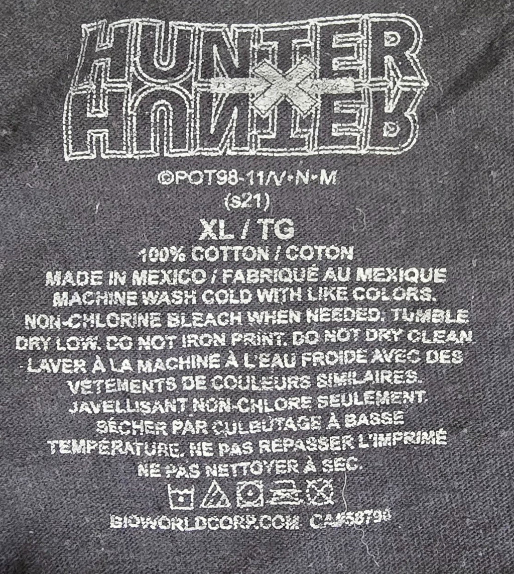 Hunter x Hunter T Shirt XL Black Gon Killua Hisoka Anime Manga Graphic Tee