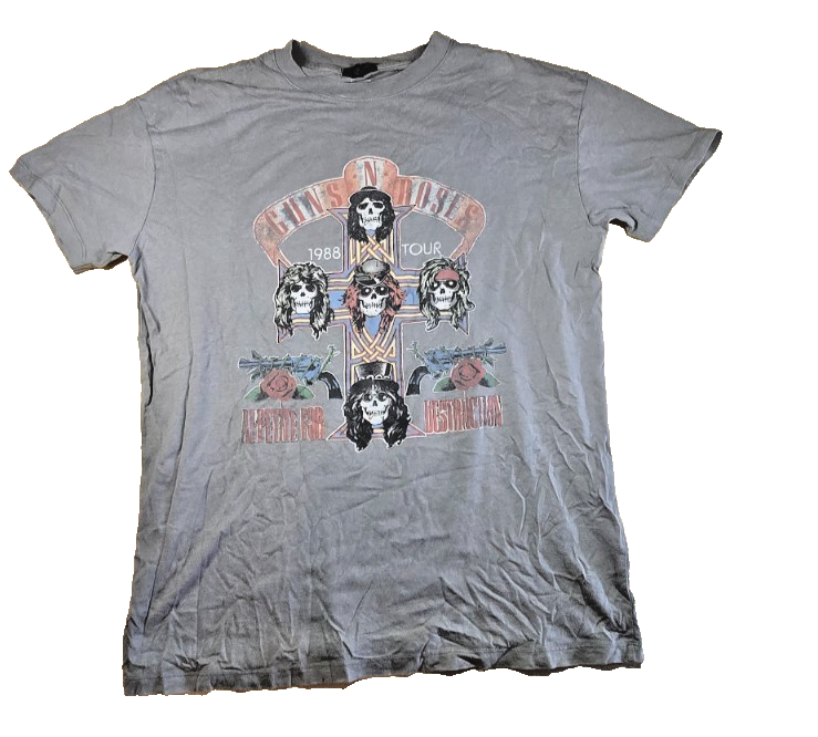 Guns N Roses T Shirt Medium M 1988 Tour Appetite Destruction Use Your Illusion