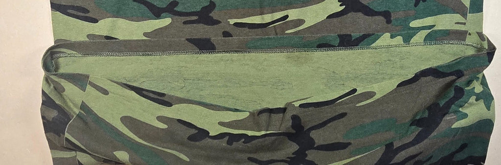 Survivor FBLA Single Stitch Vintage Camo T Shirt L 100% Cotton USA Components
