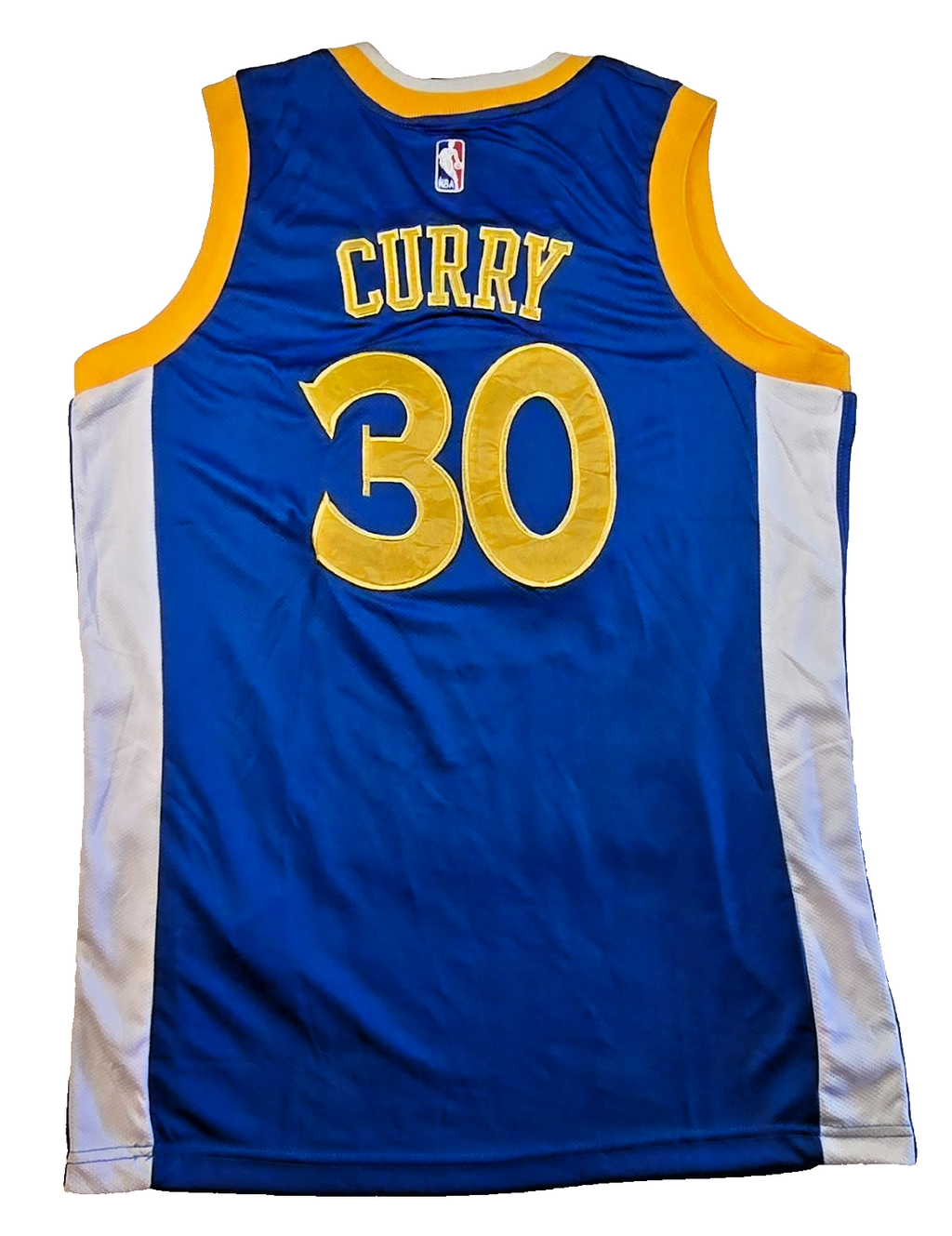 Stephen Curry #30 Golden State Warriors Nike NBA Jersey Mens Large Blue Basketba
