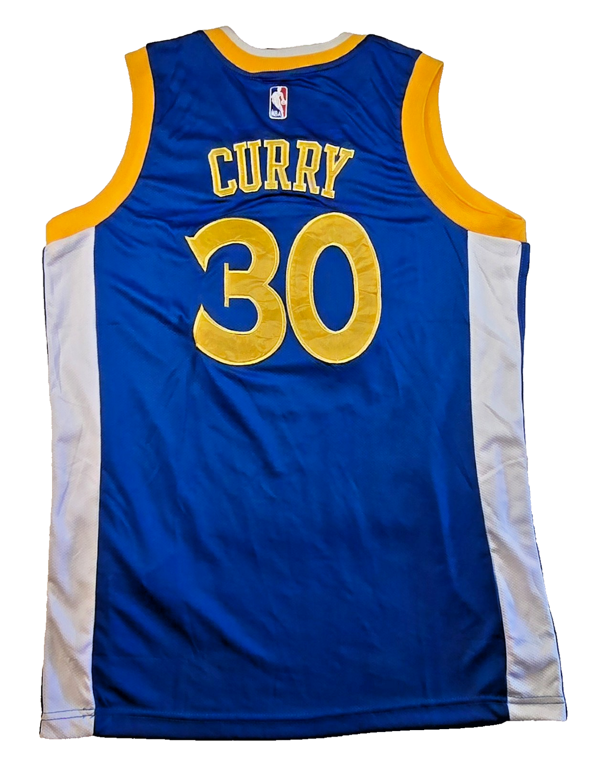 Stephen Curry #30 Golden State Warriors Nike NBA Jersey Mens Large Blue Basketba