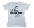 Disney Donald Duck 1934 T Shirt Small White Double Sided Graphic Cartoon Tee