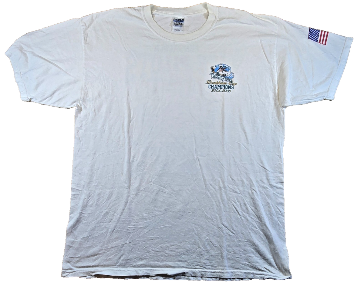 intage 2005 Pensacola Ice Pilots T Shirt XL Brabham Cup Champions Hockey ECHL