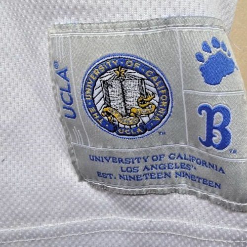 UCLA Bruins Baseball Jersey White Button Up College NCAA Style Mens XL