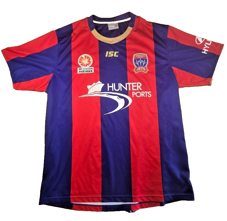 Newcastle Jets Jersey XXL ISC A-League Football Soccer Shirt Hunter Ports