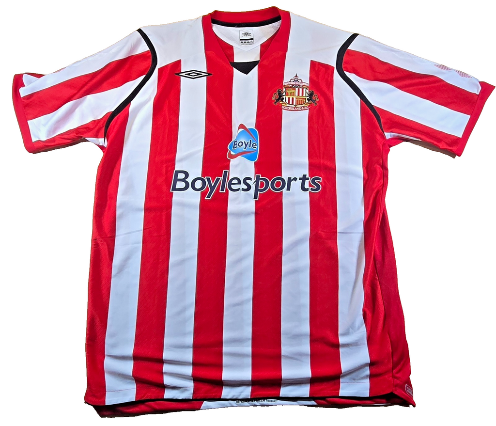 Sunderland AFC Umbro Home Football Shirt Jersey XXL Boylesports Official Team Ki