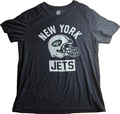 NFL New York Jets Men's Graphic Logo Grey Crew Neck T-Shirt Short Sleeve XL