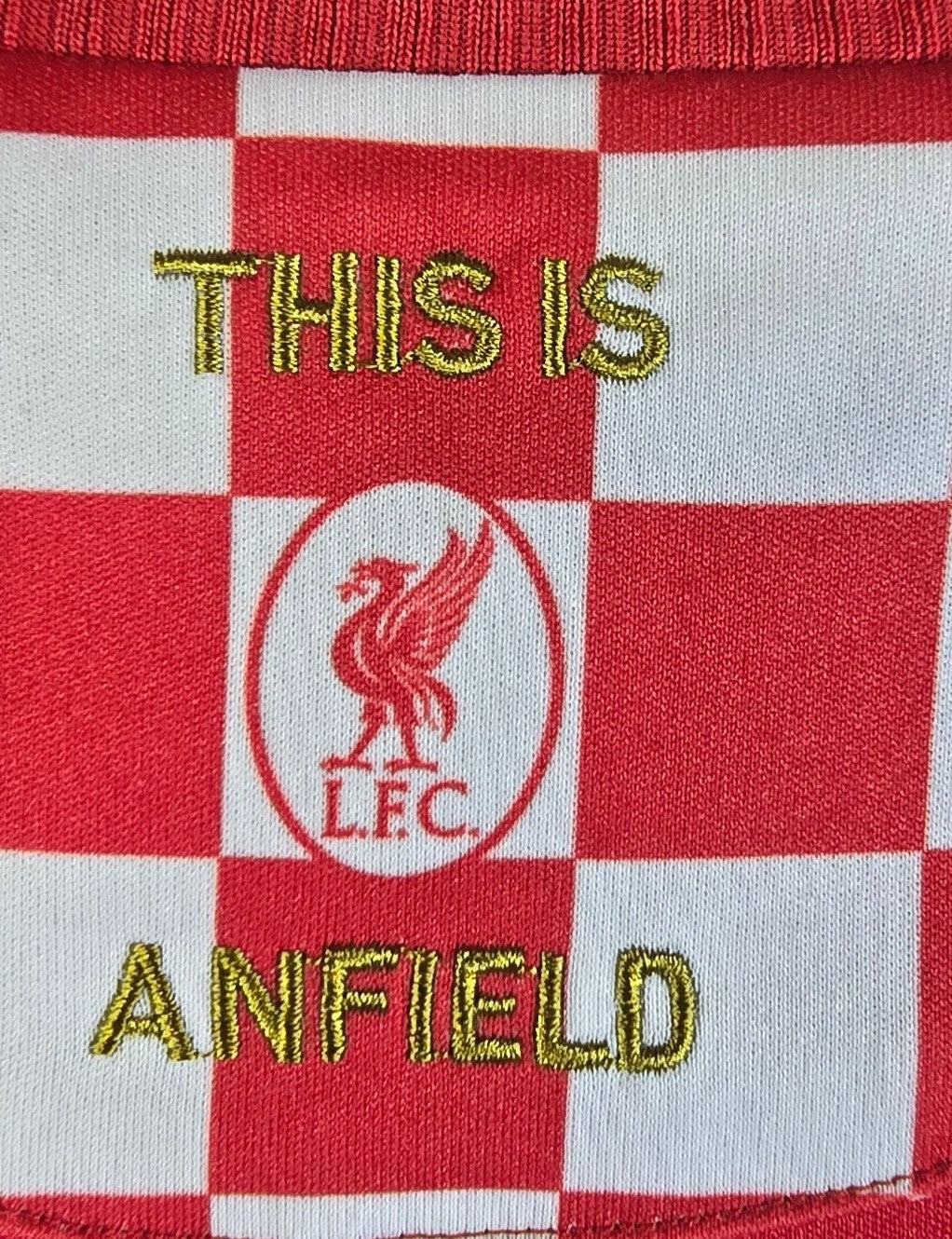 Liverpool FC This Is Anfield Football Soccer Jersey Shirt Red White