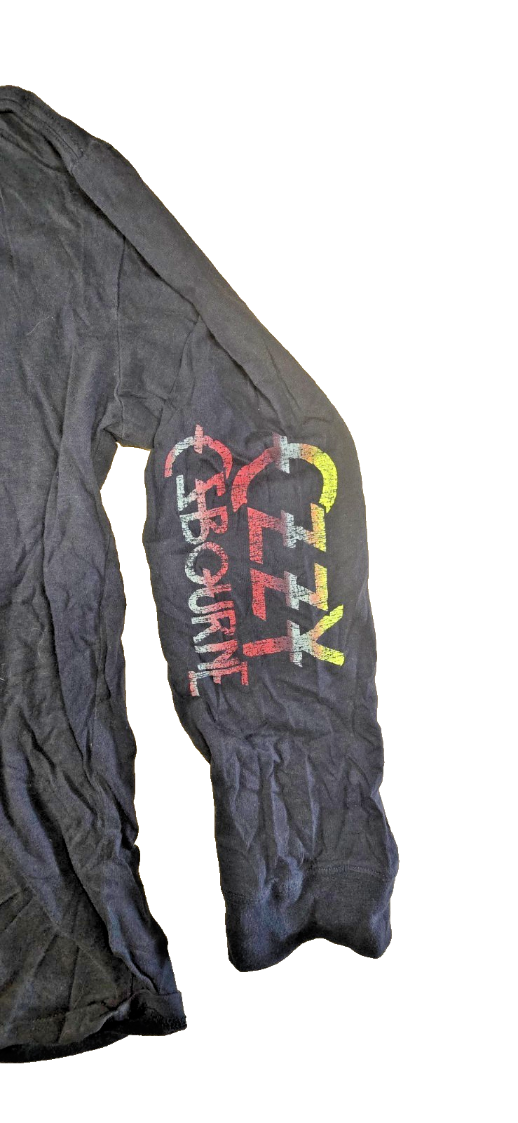 Ozzy Osbourne T Shirt Small S Black Long Sleeve Snake Dagger Heavy Metal Tee