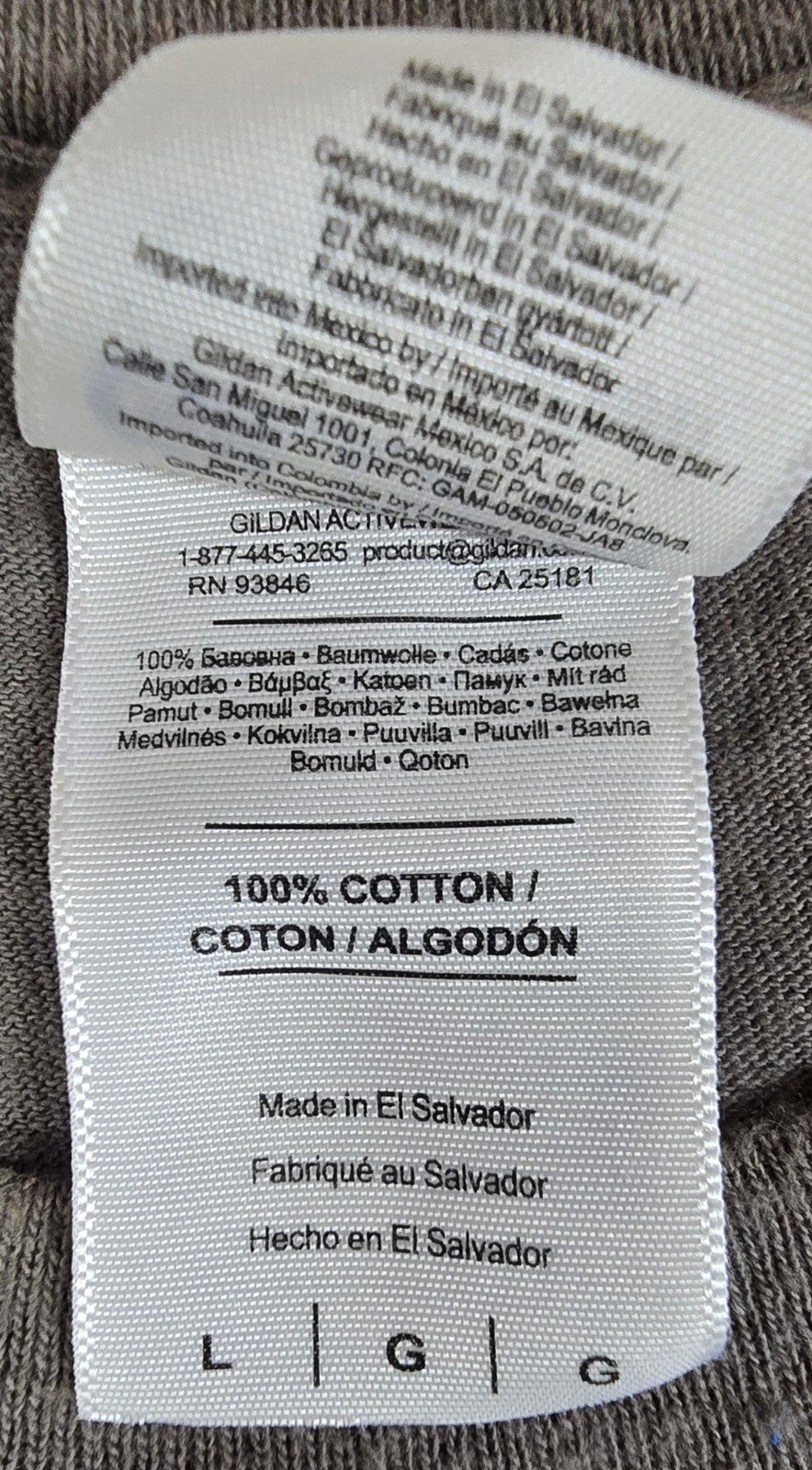 Gildan Ultra Cotton Grey Cotton Motor Racing Shirt Size L "21 Brown" FVP Casey's