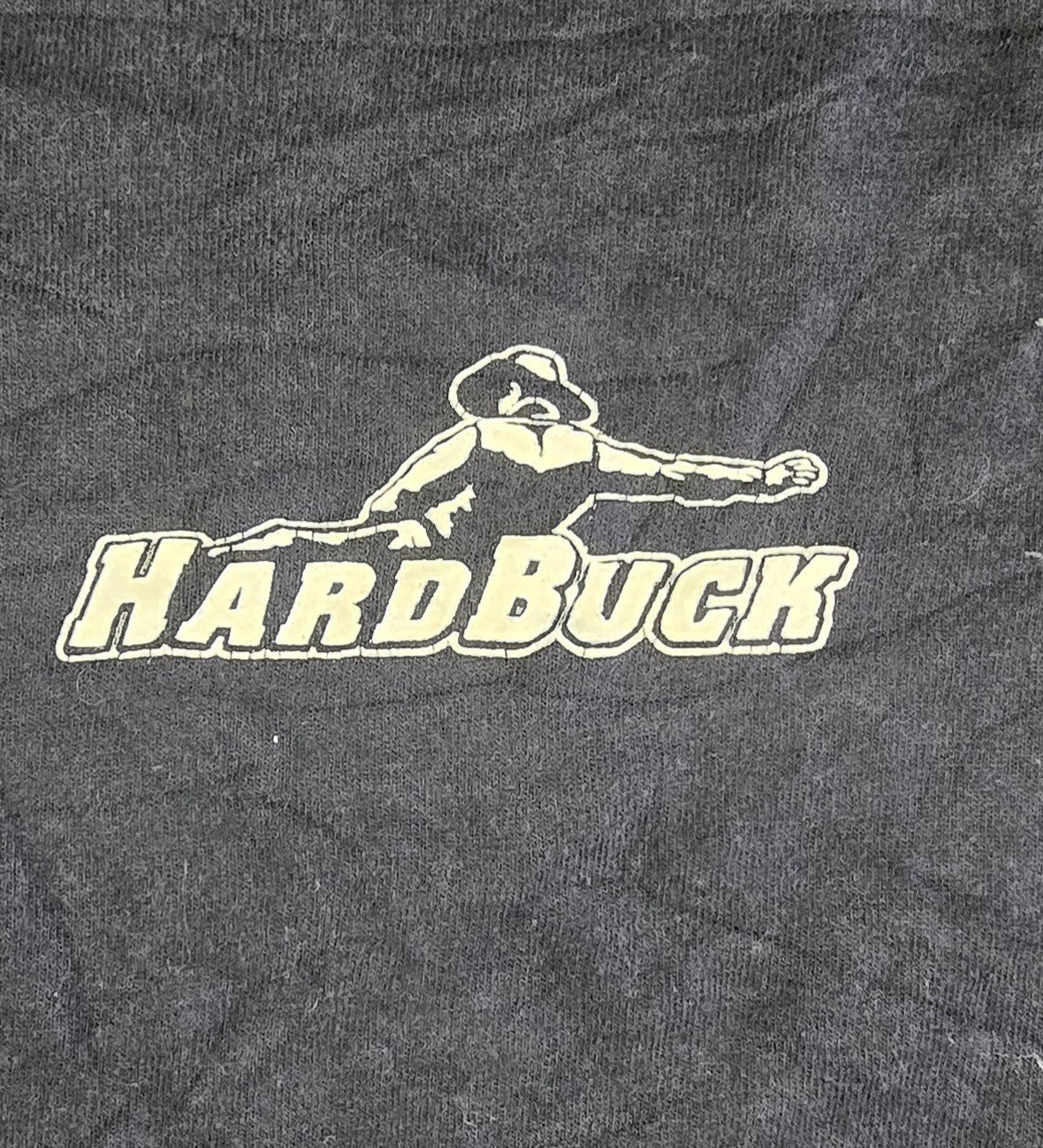 Hard Buck Beer T Shirt Large L Black Funny Drinking Humor Double Sided Graphic