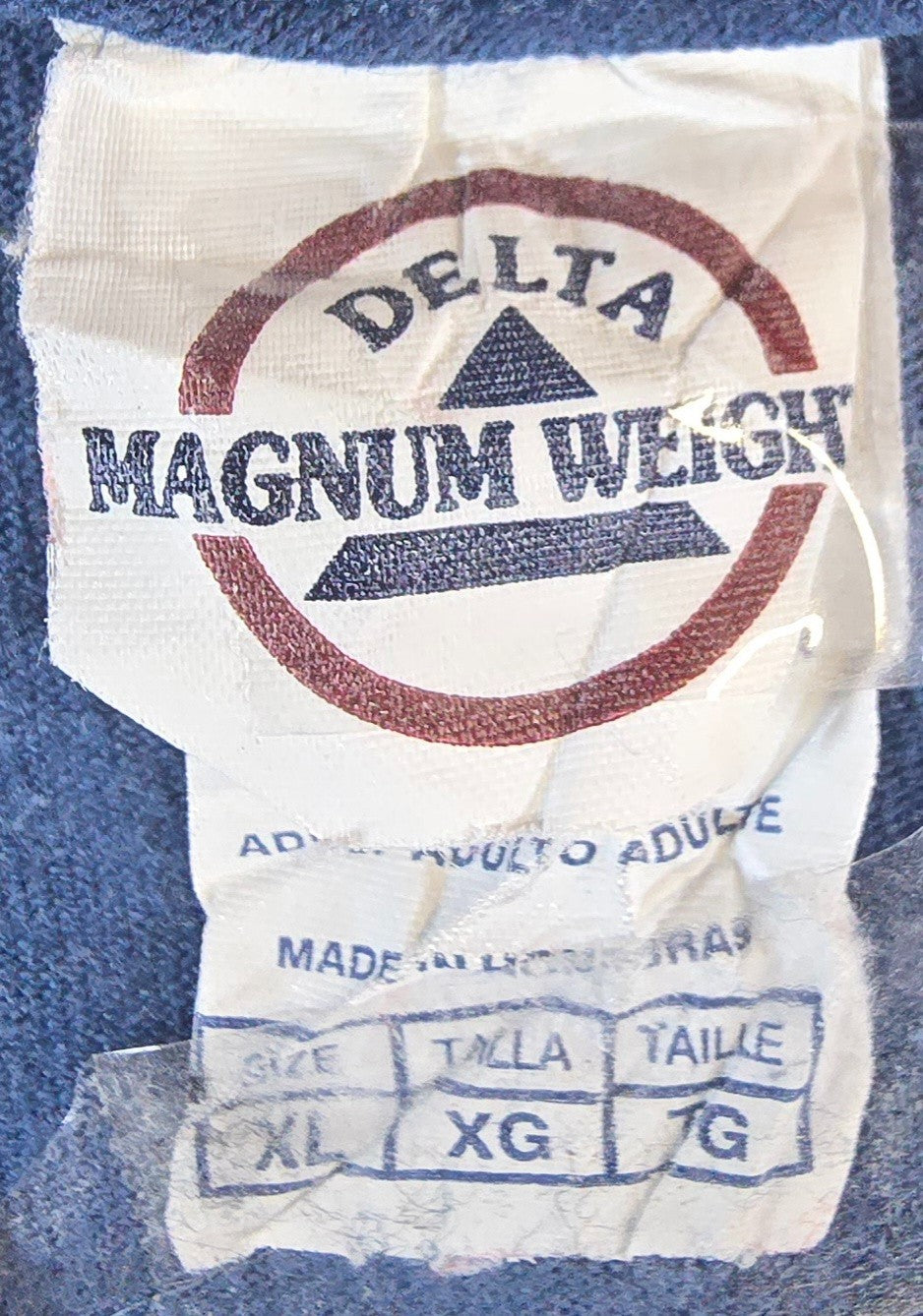 Yosemite National Park T Shirt XL Blue Delta Magnum Weight USA Outdoor Tee