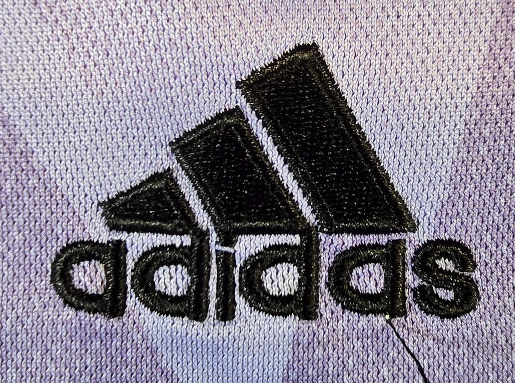Adidas Real Madrid Jersey Purple Football Soccer Emirates Fly Better Shirt
